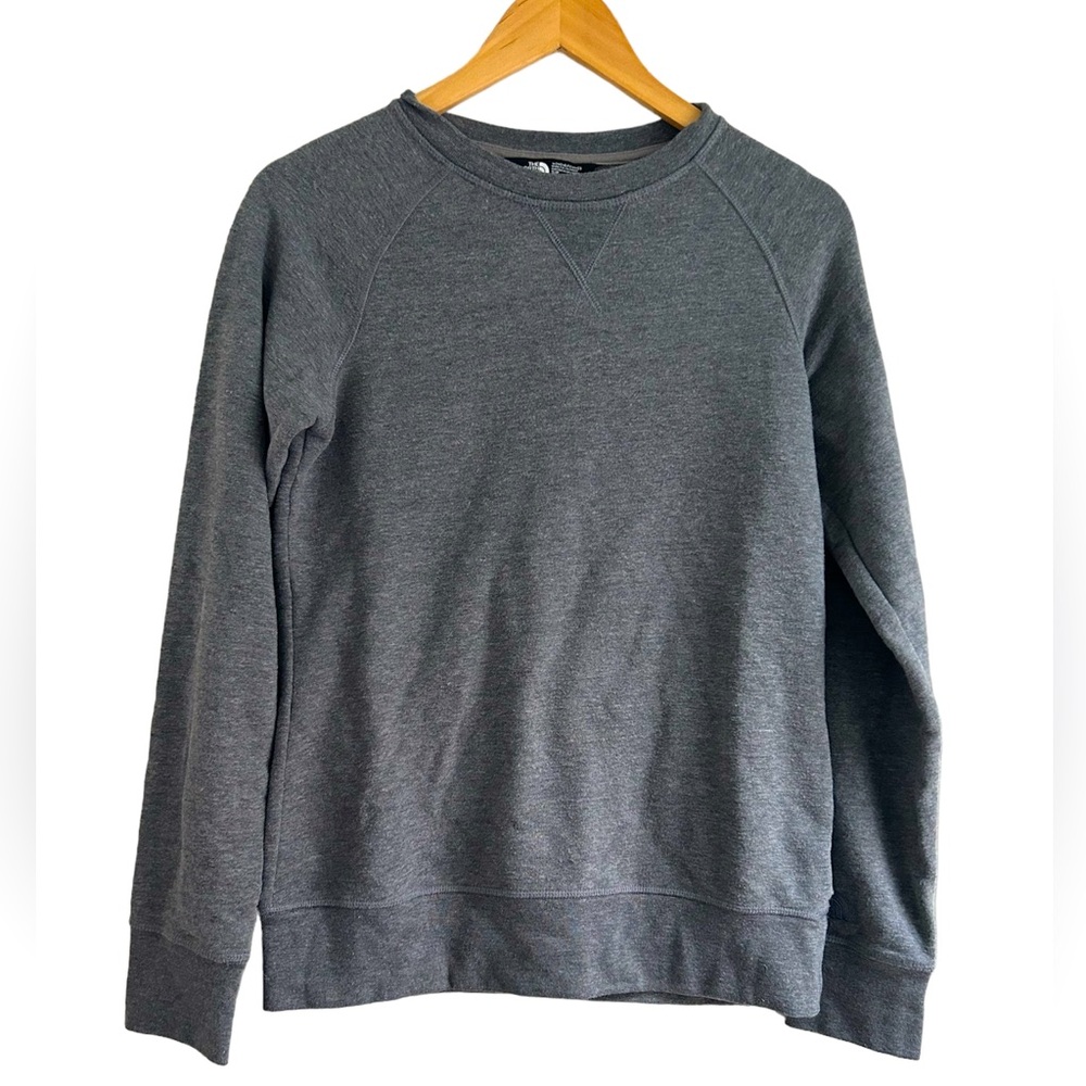 The North Face Women Grey Soft Cotton Blend Sweater - Size Small